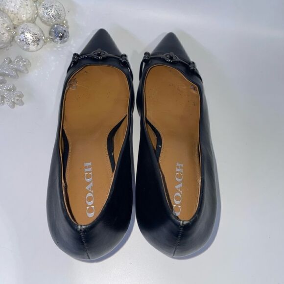 Coach Leather Heels 10B - Picture 5 of 8